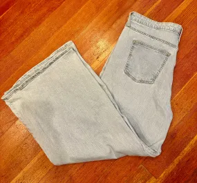 A NEW DAY LIGHTWASH WIDE LEG HIGH RISE JEANS