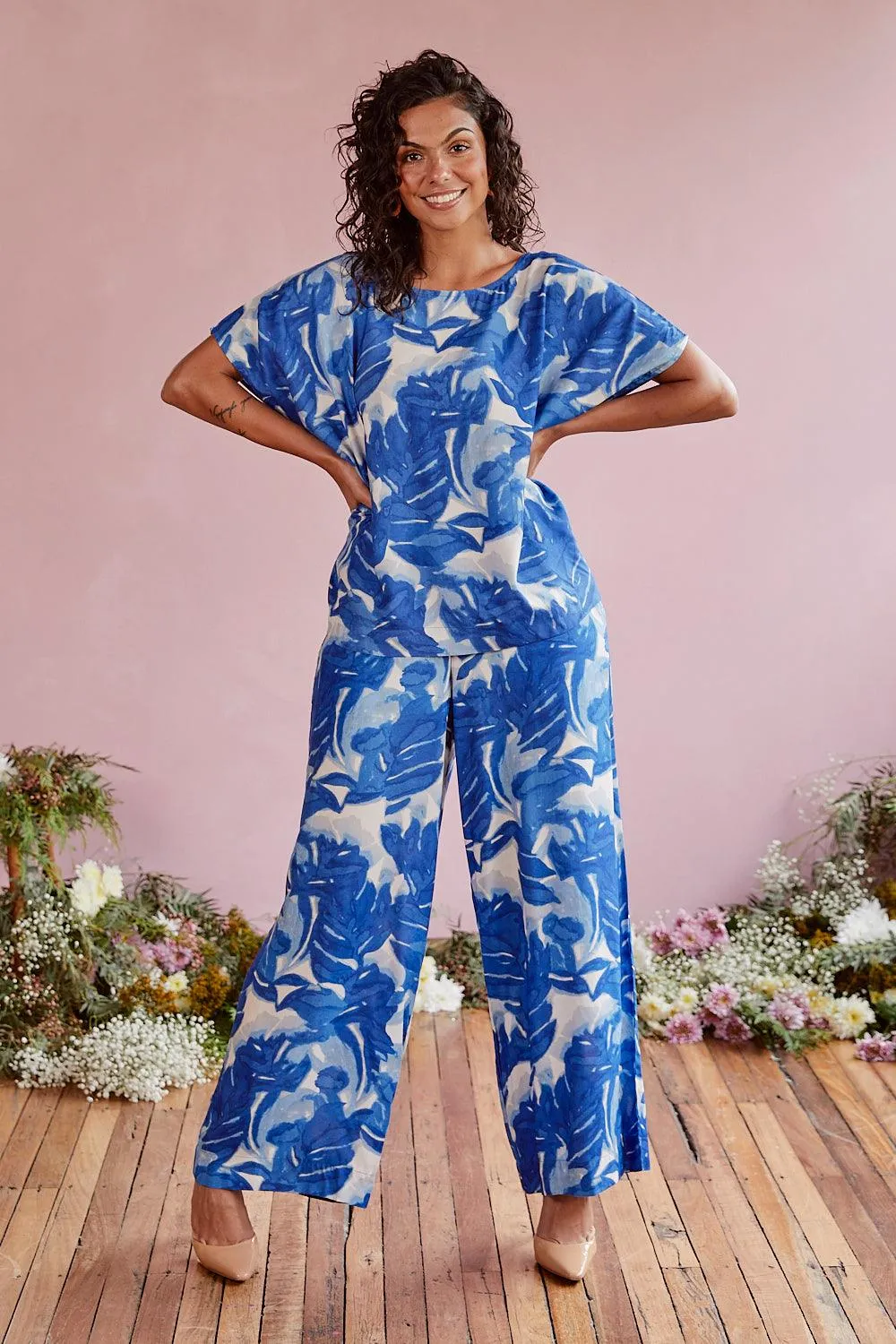 ADRIFT AMARI PALAZZO PANT BORA BORA