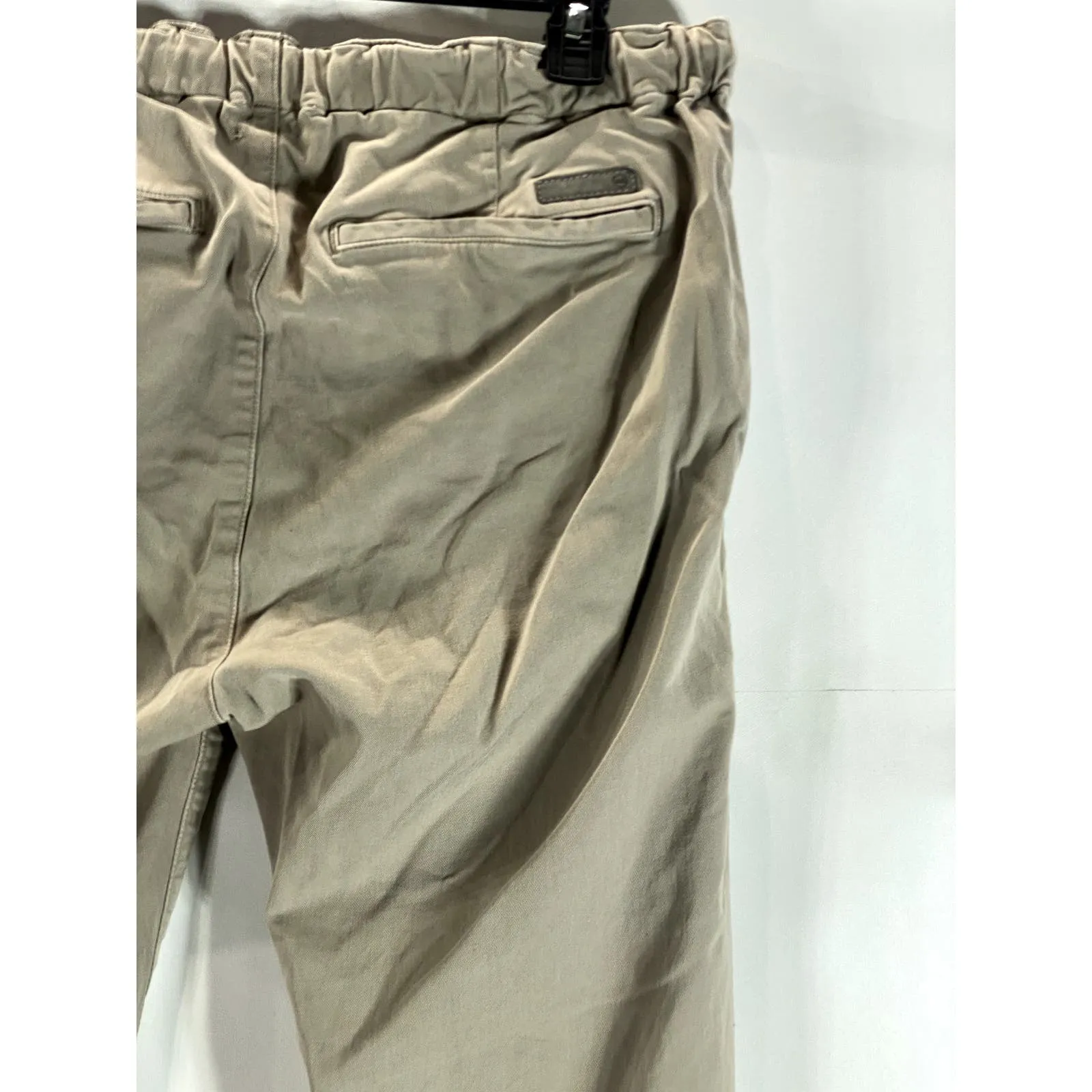 AG ADRIANO GOLDSCHMEID Women's Beige Caden Elastic Waistband Jogger Jeans SZ 33R