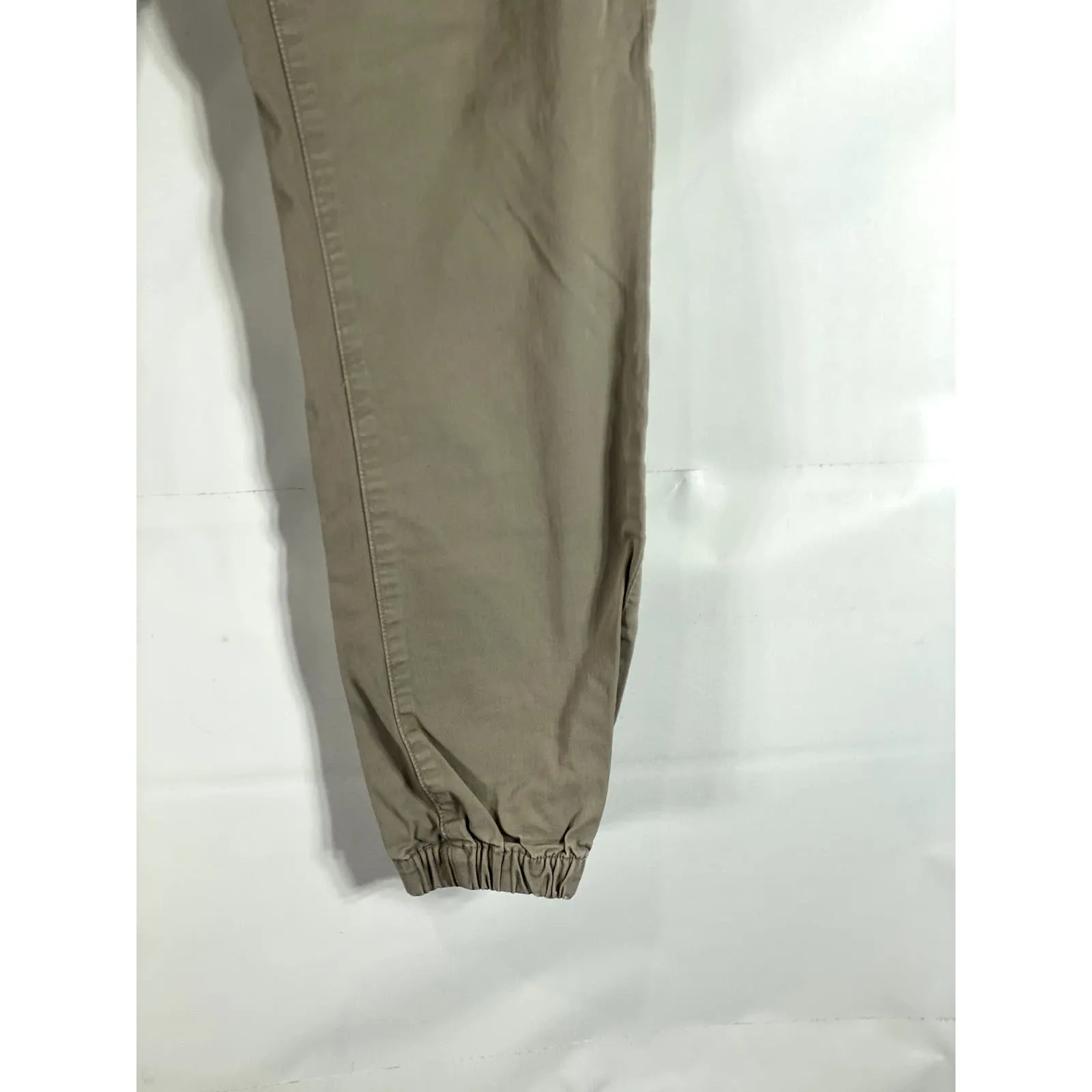 AG ADRIANO GOLDSCHMEID Women's Beige Caden Elastic Waistband Jogger Jeans SZ 33R