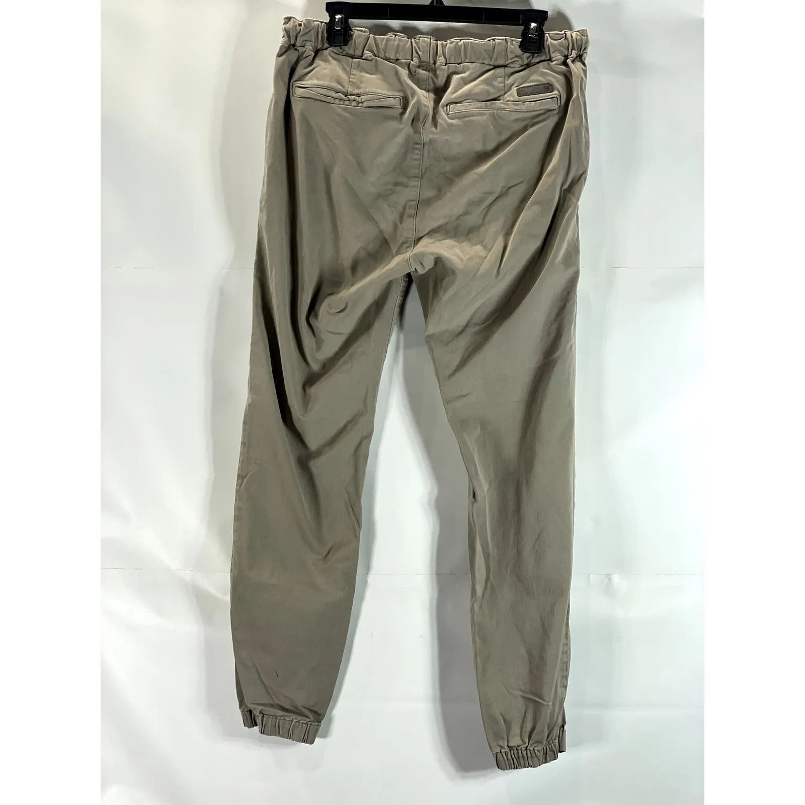 AG ADRIANO GOLDSCHMEID Women's Beige Caden Elastic Waistband Jogger Jeans SZ 33R