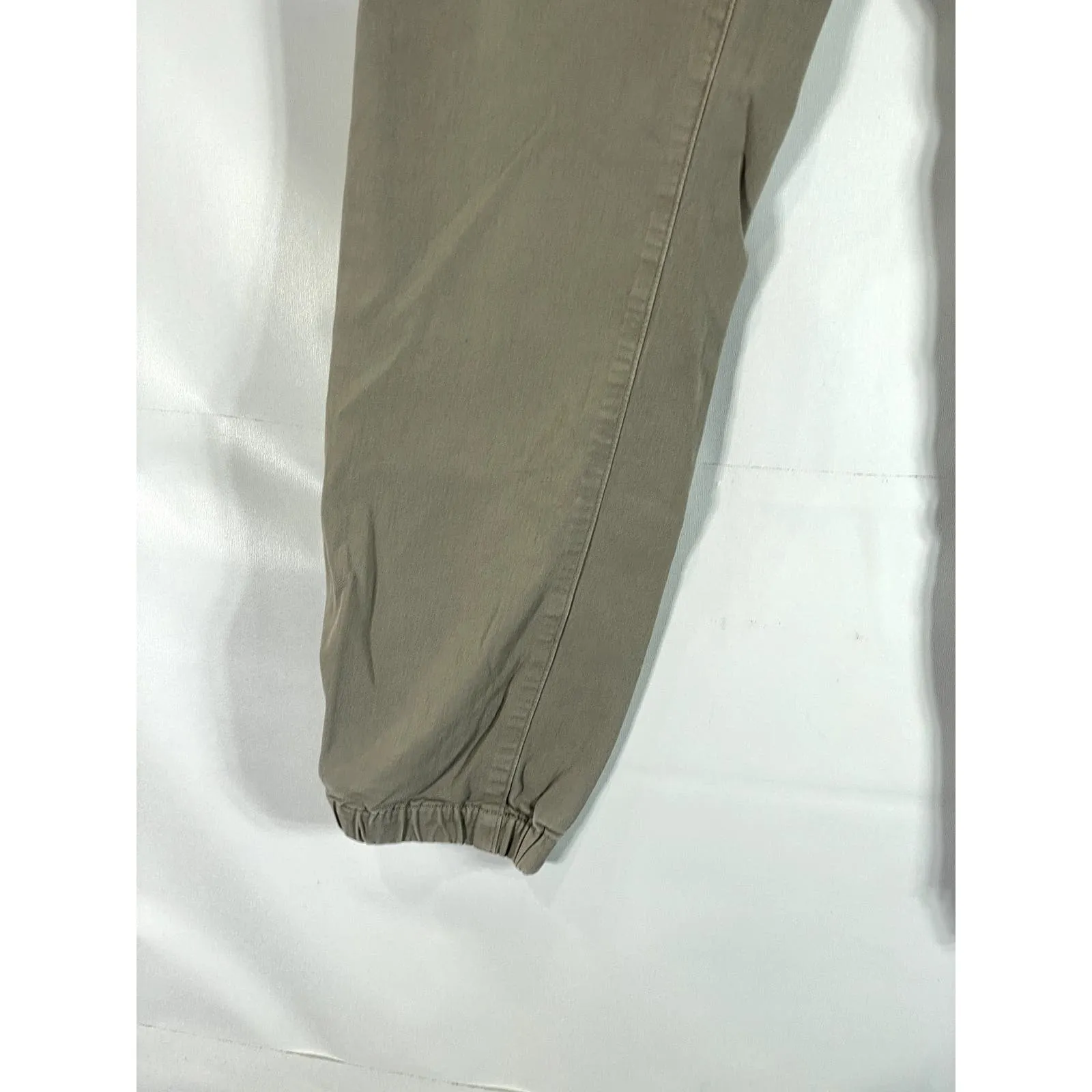 AG ADRIANO GOLDSCHMEID Women's Beige Caden Elastic Waistband Jogger Jeans SZ 33R