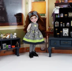 Beetlejuice - dress with boots for Ruby Red Fashion Friends doll
