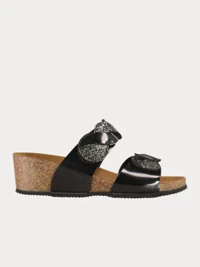 Biochic Women's Elevated Heels Slider Sandals