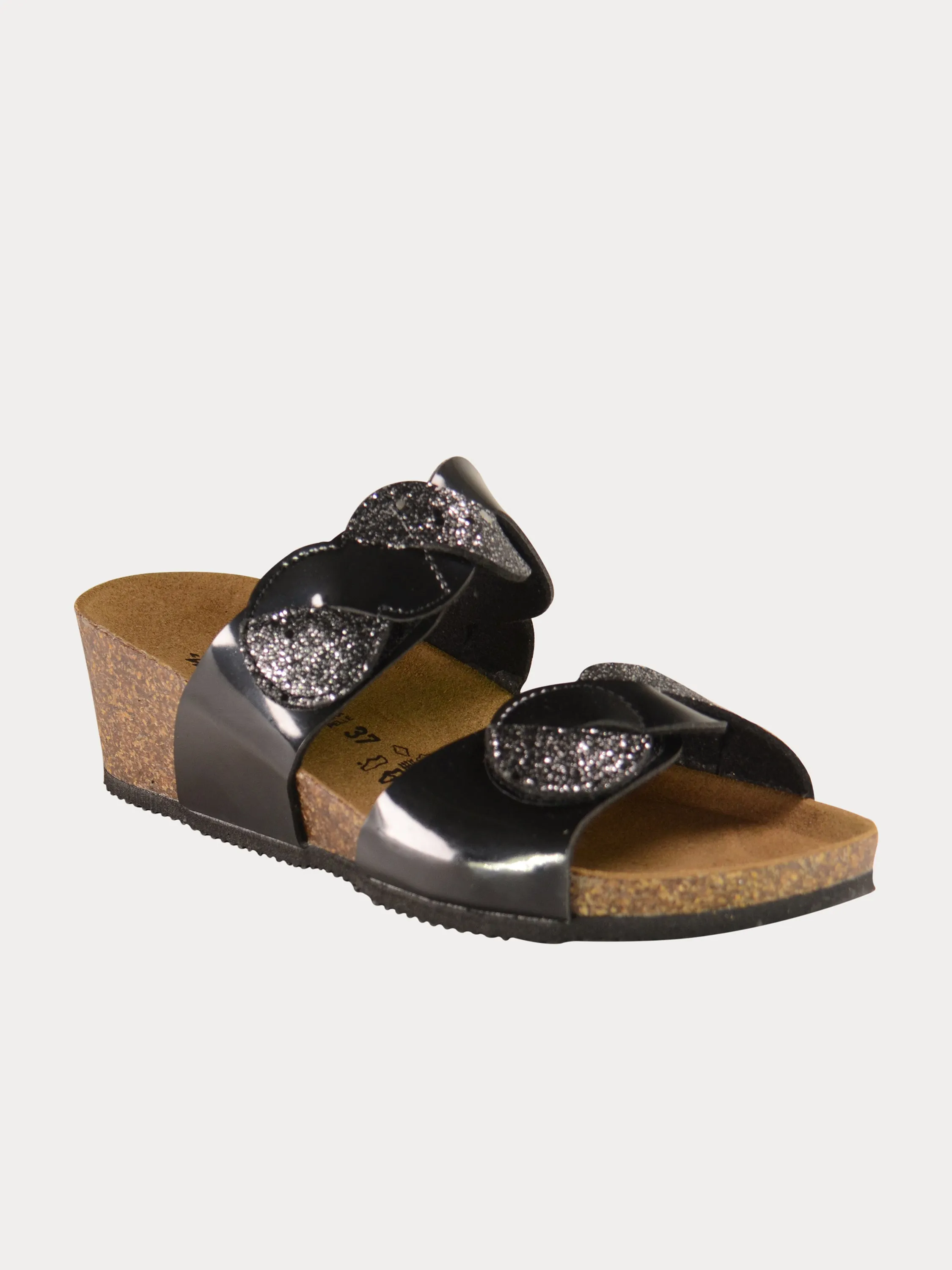Biochic Women's Elevated Heels Slider Sandals