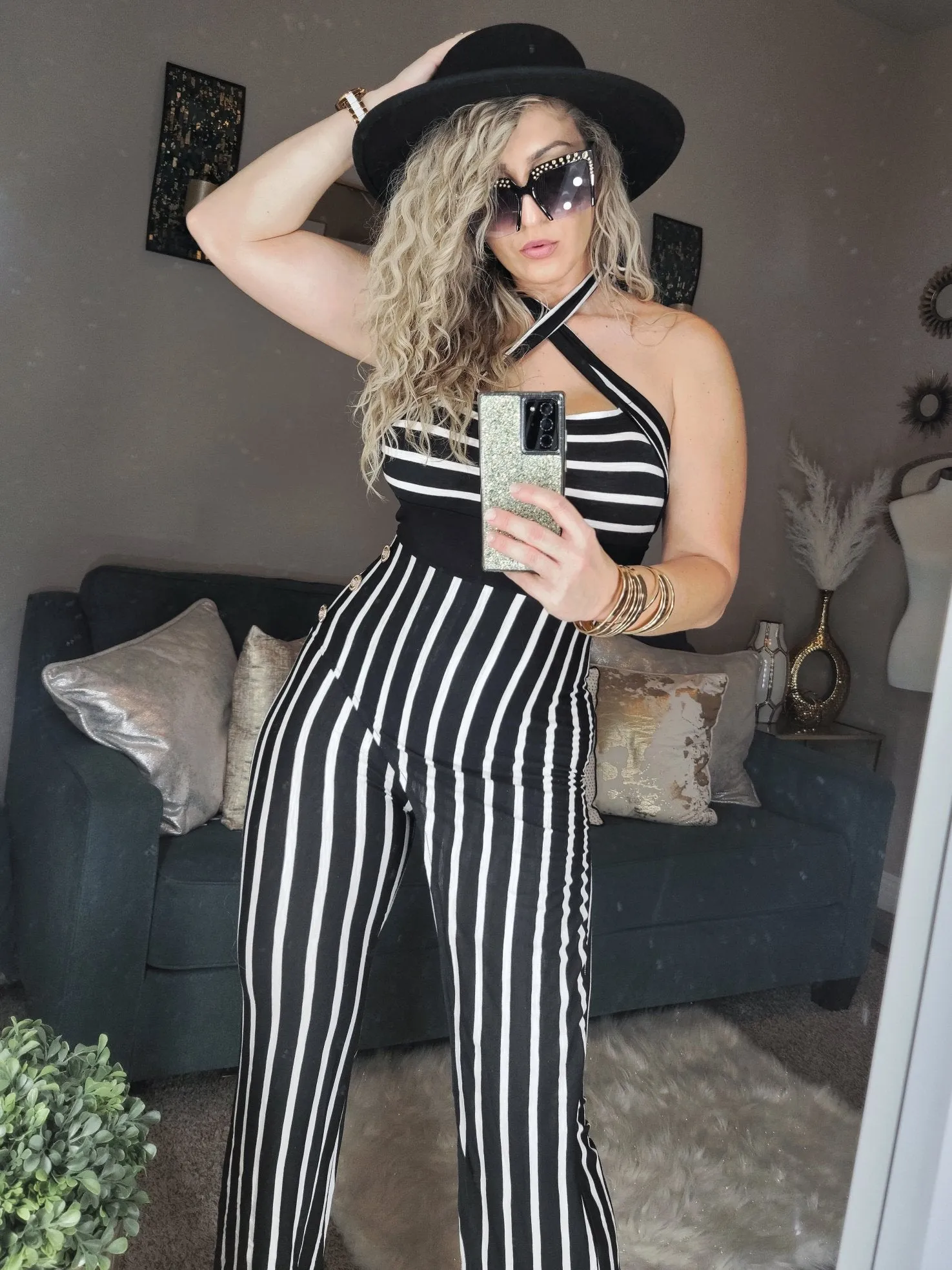 Black & White Jumpsuit
