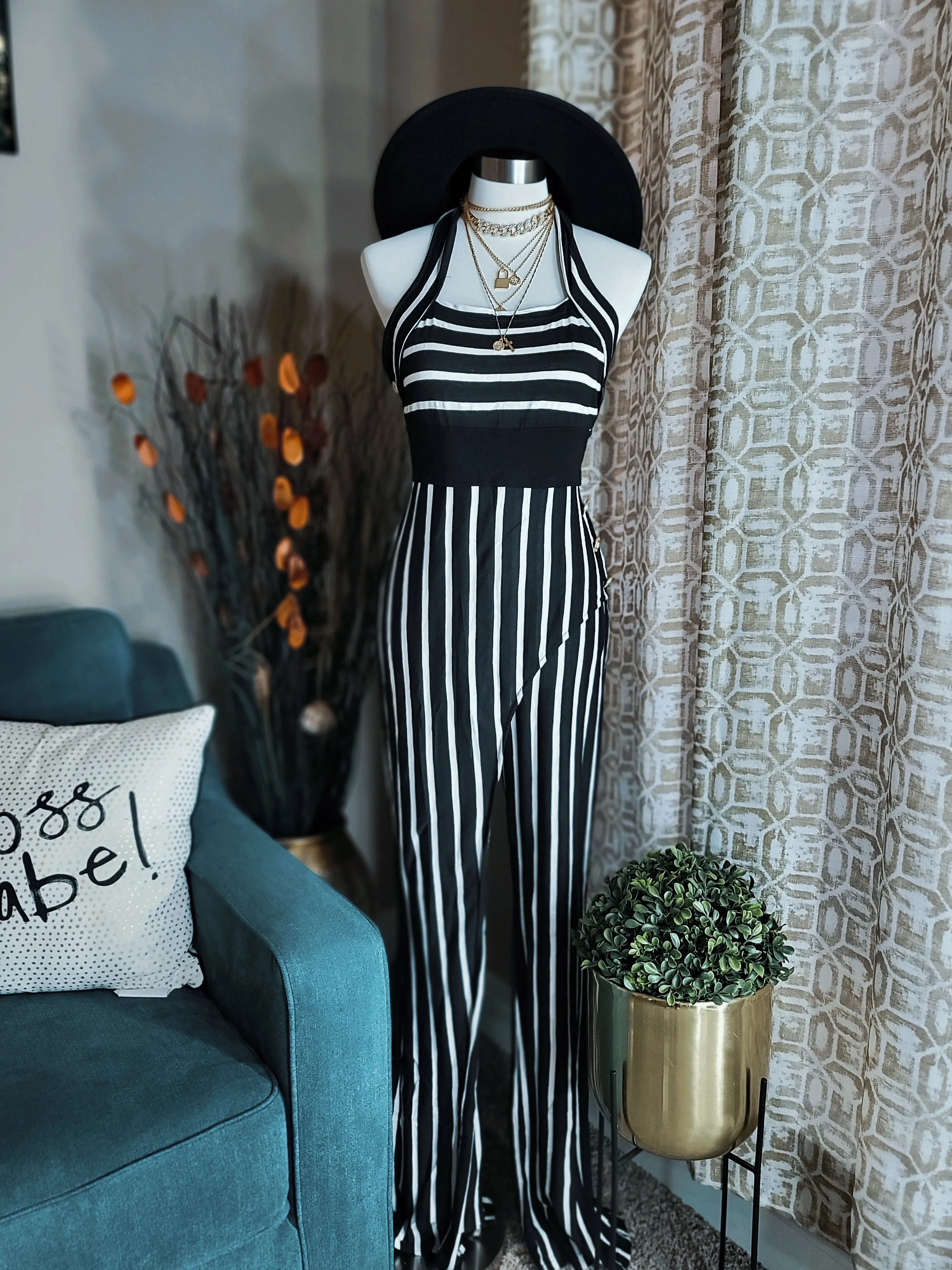 Black & White Jumpsuit