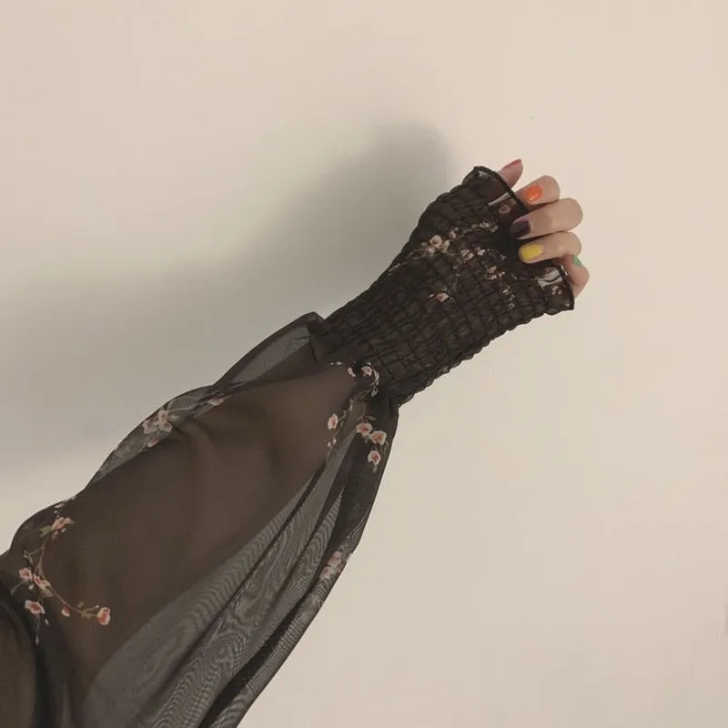Black Vintage Spring Dress