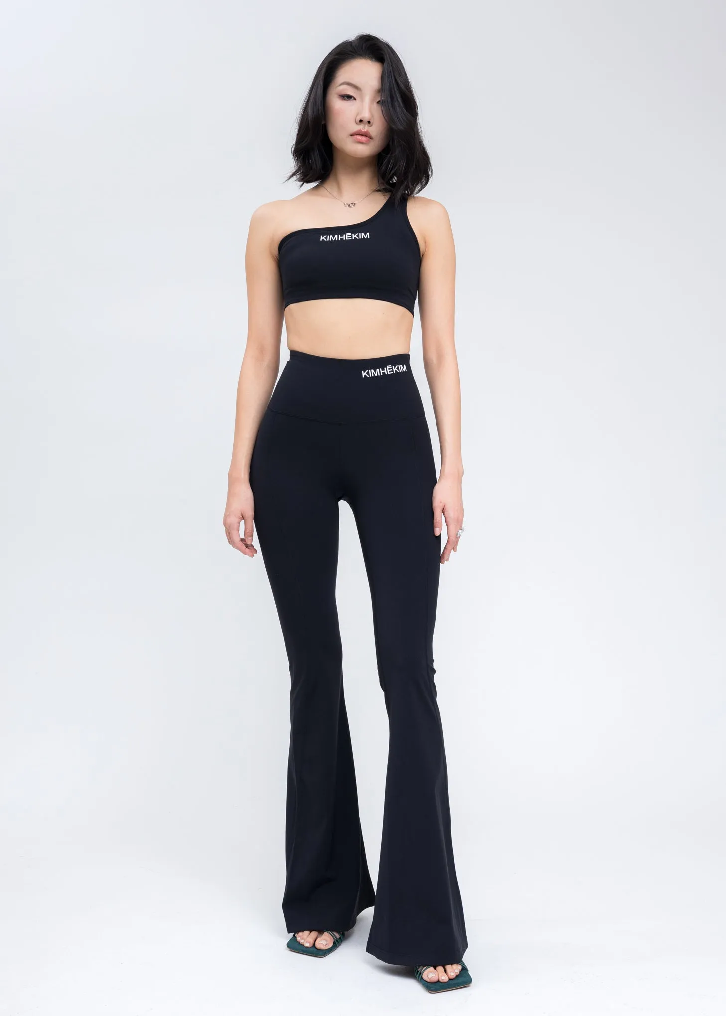 Black Yoga Flared Leggings