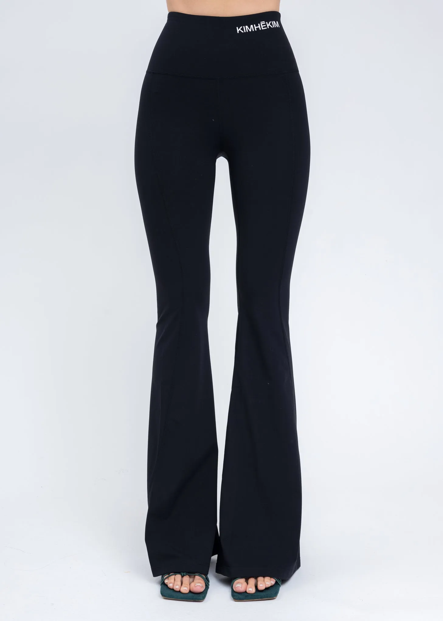 Black Yoga Flared Leggings