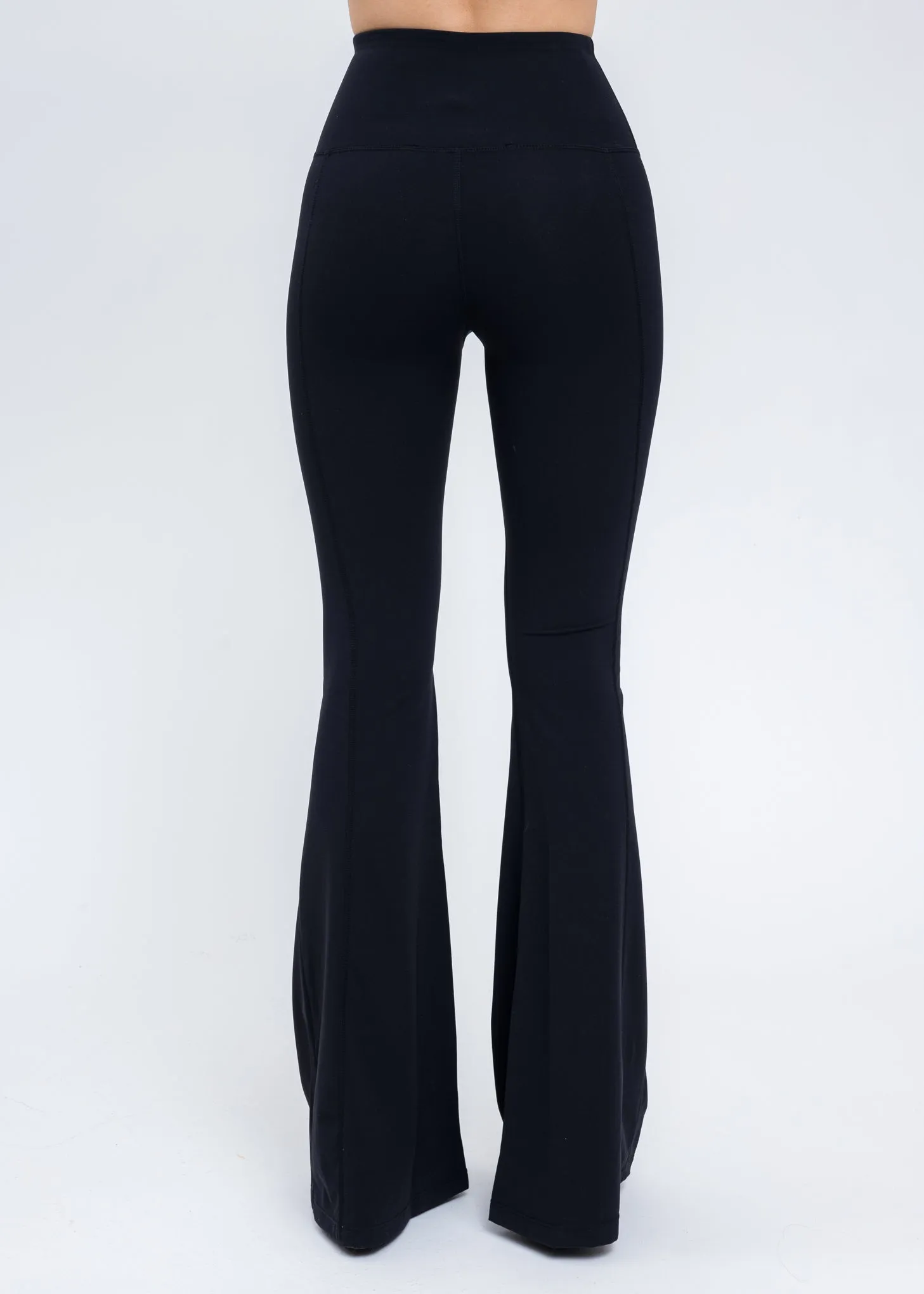 Black Yoga Flared Leggings