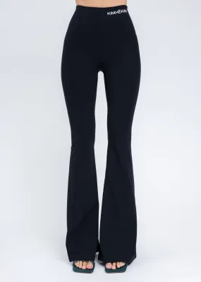 Black Yoga Flared Leggings