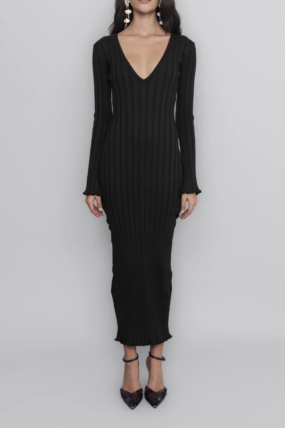 BSL Women Midi Knit Pencil Dress - Whittier