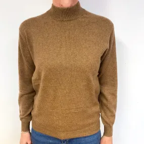 Butterscotch Cashmere Turtle Neck Jumper Medium