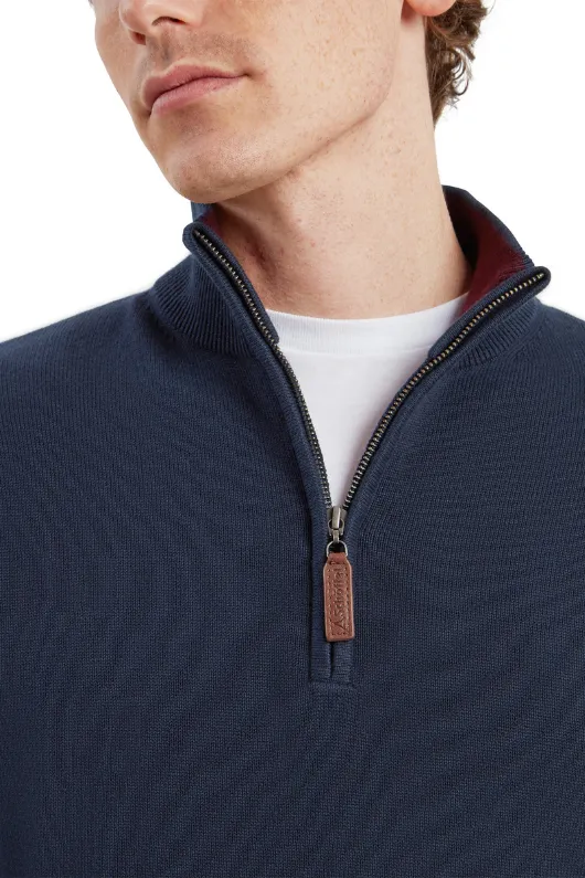Calton Cotton Cashmere 1/4 Zip Jumper