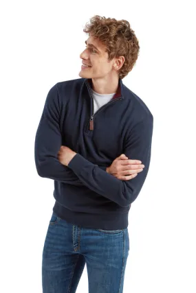 Calton Cotton Cashmere 1/4 Zip Jumper