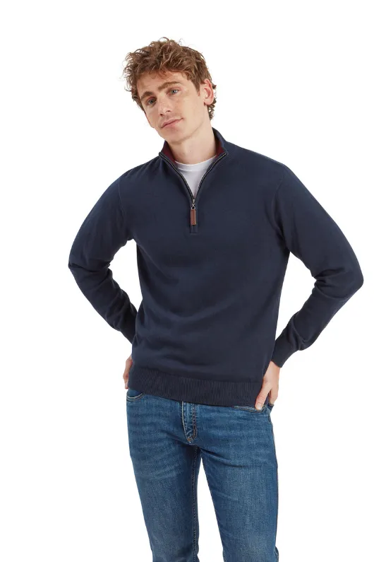 Calton Cotton Cashmere 1/4 Zip Jumper