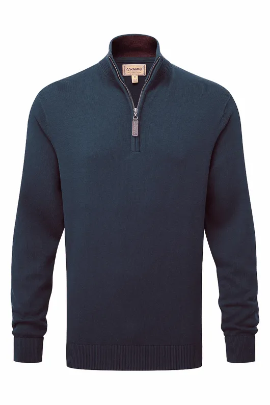 Calton Cotton Cashmere 1/4 Zip Jumper