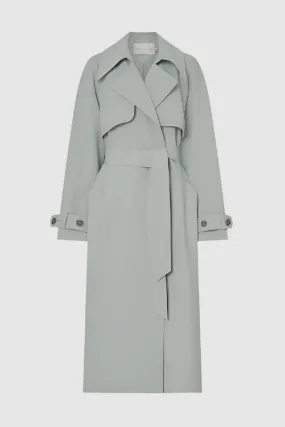 Camilla and Marc Moriallas Trench Coat in Sage Green