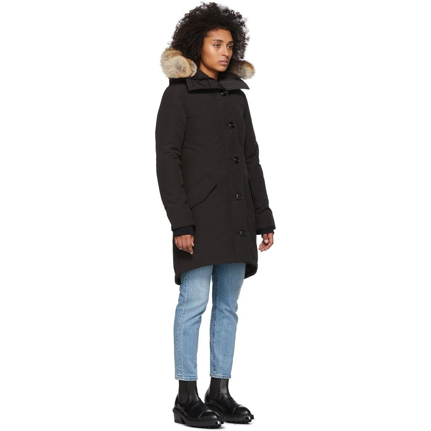Canada Goose Black Down Rossclair Parka