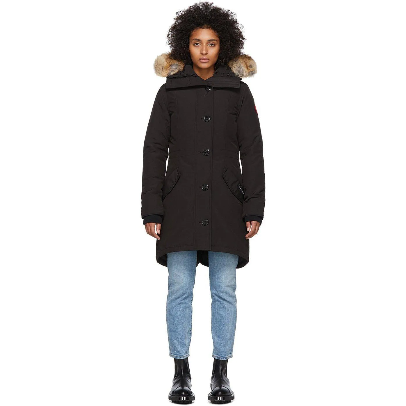 Canada Goose Black Down Rossclair Parka