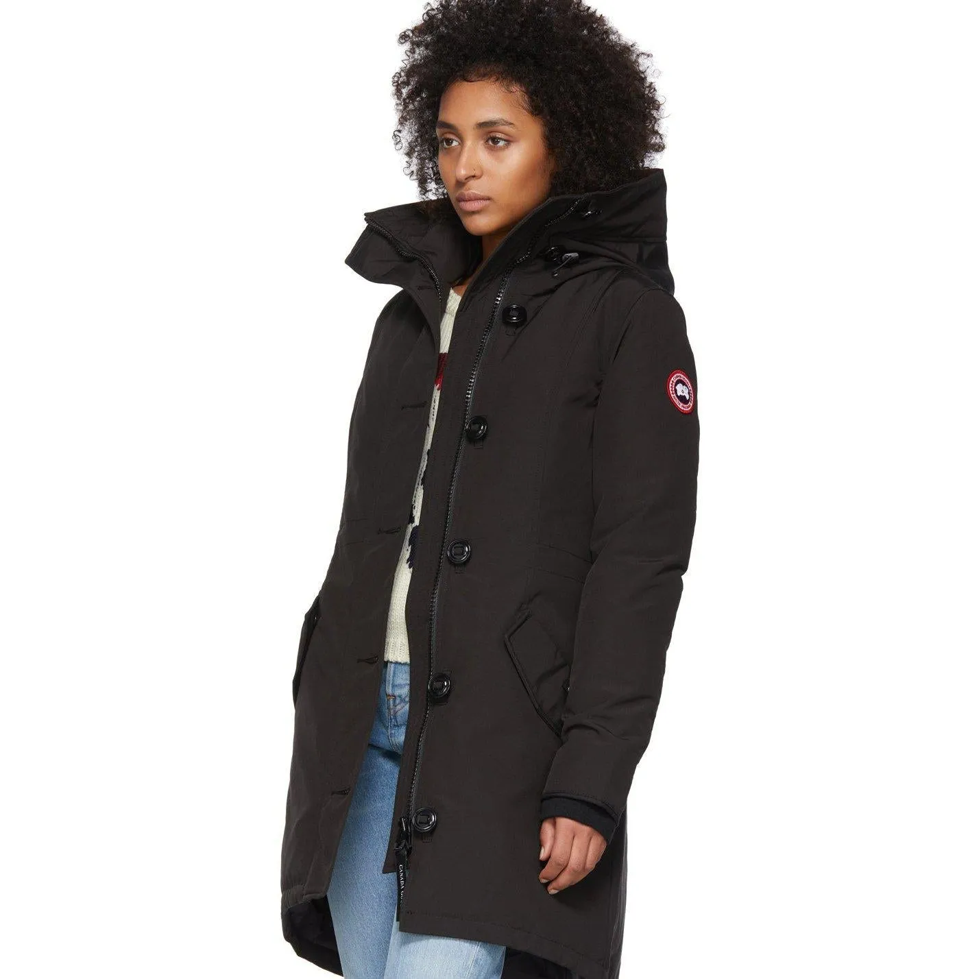 Canada Goose Black Down Rossclair Parka