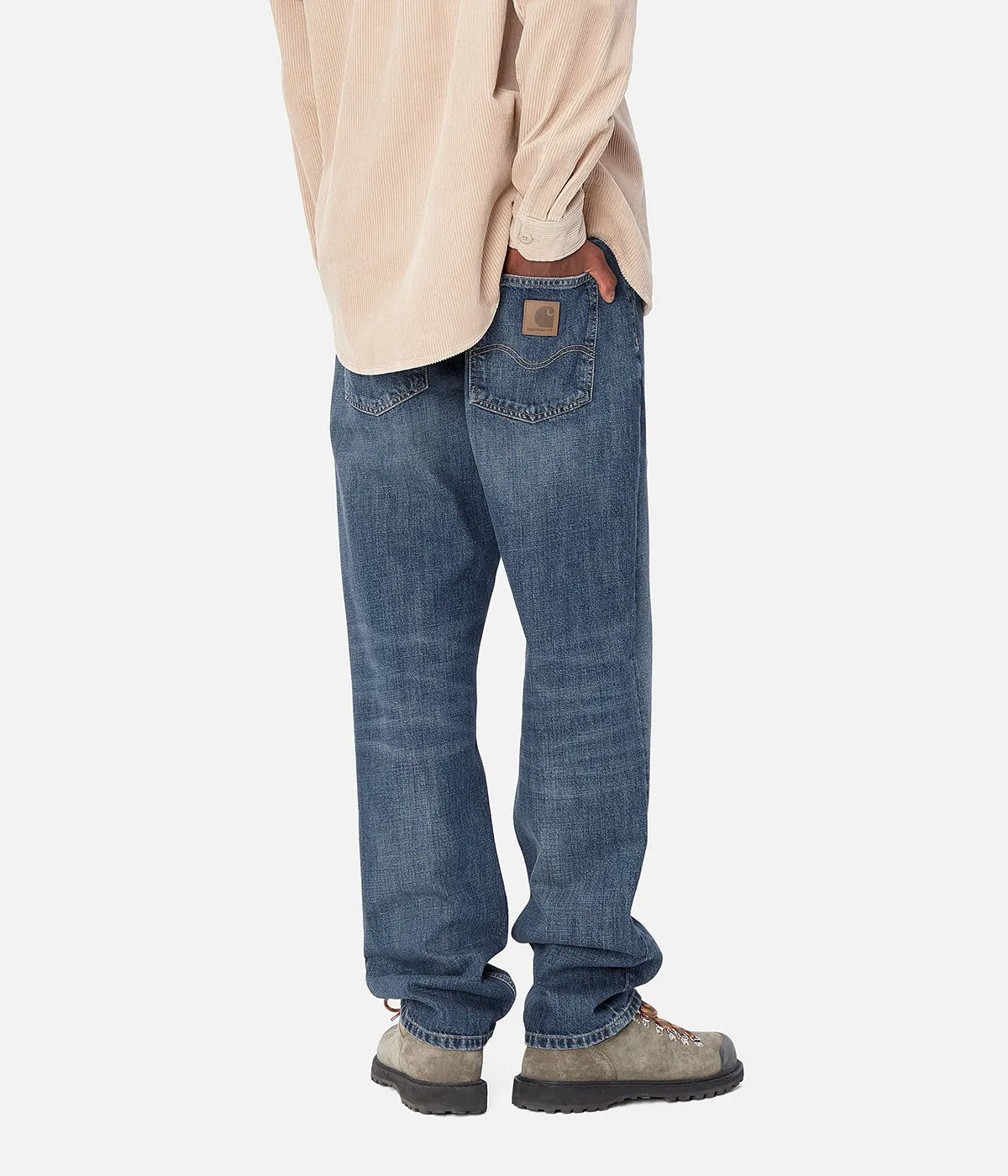 CARHARTT WIP MARLOW PANT I023029 BLUE DARK USED