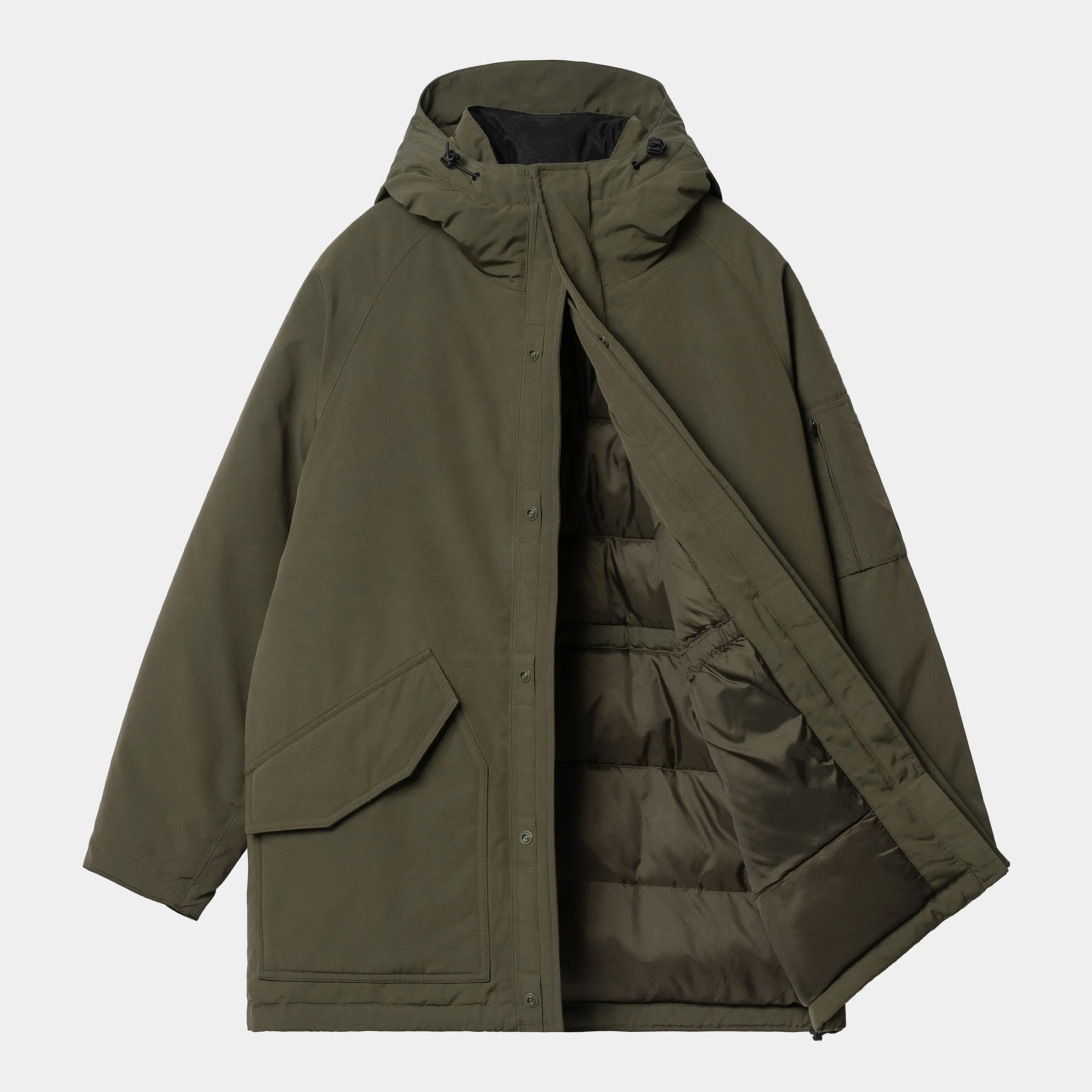 Carhartt WIP Mens Penn Parka Jacket - Cypress