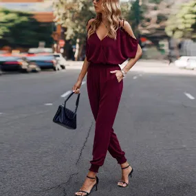 Chic Cascade Jumpsuit