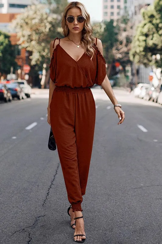 Chic Cascade Jumpsuit