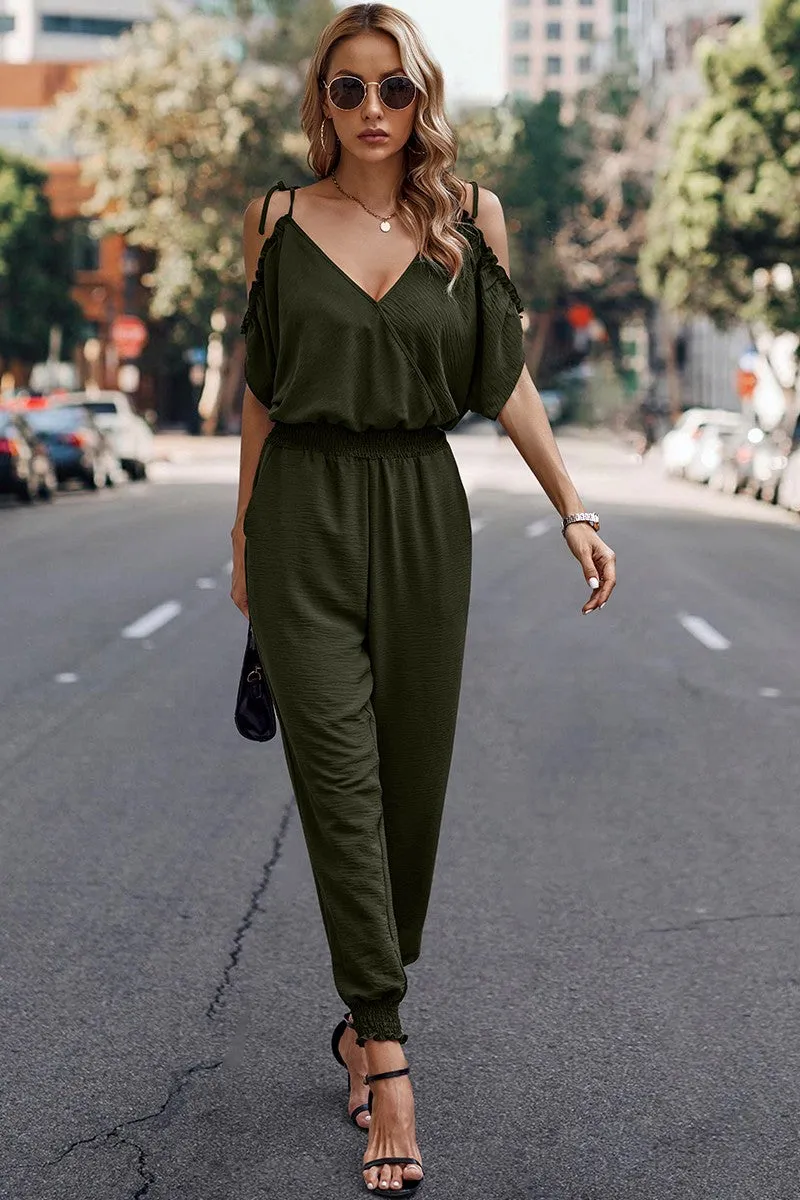 Chic Cascade Jumpsuit