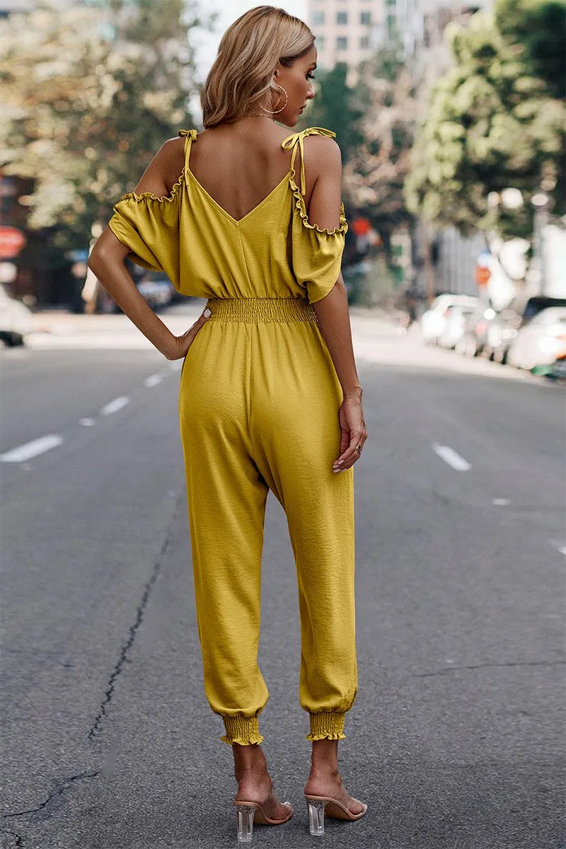 Chic Cascade Jumpsuit