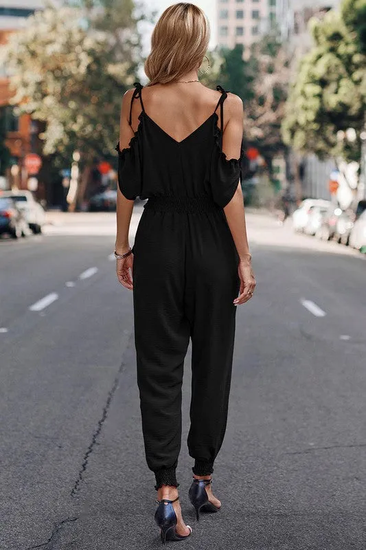 Chic Cascade Jumpsuit
