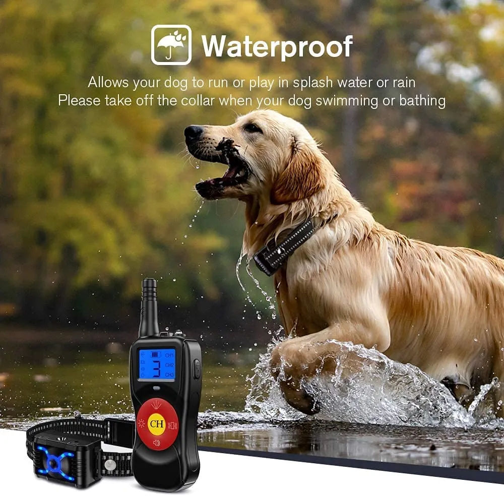 Citronella Deluxe Spray Stop Barking Collar with Remote, Dog Training Collar