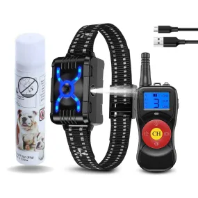 Citronella Deluxe Spray Stop Barking Collar with Remote, Dog Training Collar