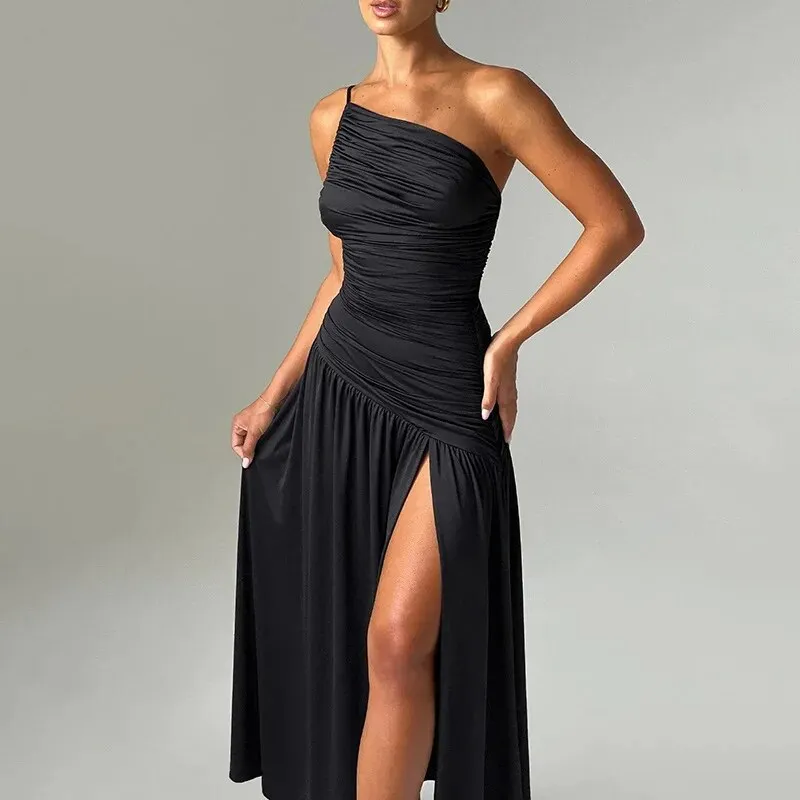Claire Sleeveless High Split Maxi Dress