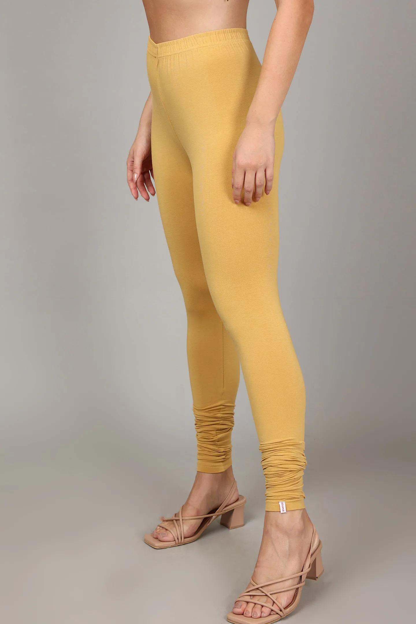 COTTON CHURIDAR LEGGINGS - SKIN