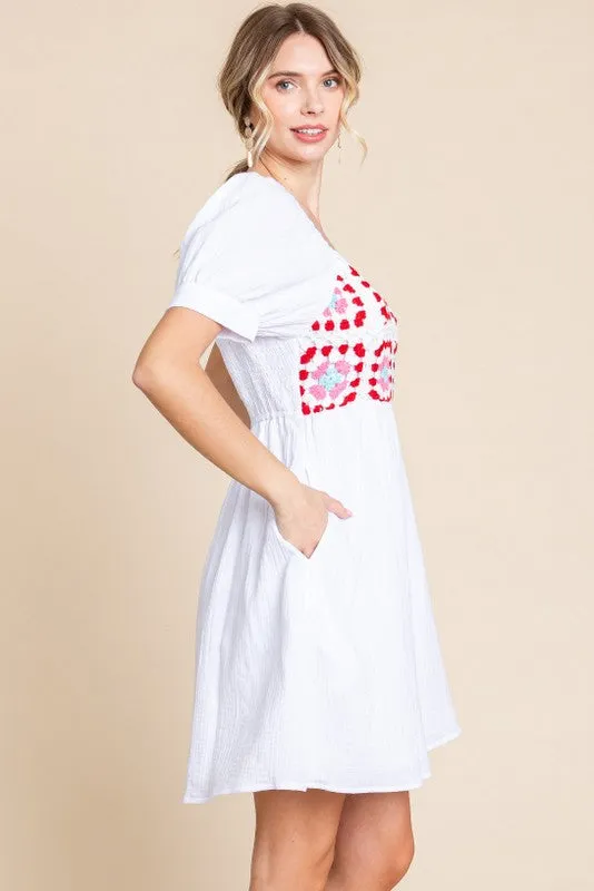 Crochet Babydoll Dress