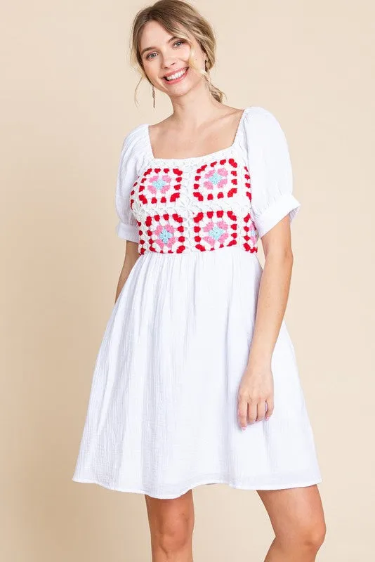 Crochet Babydoll Dress