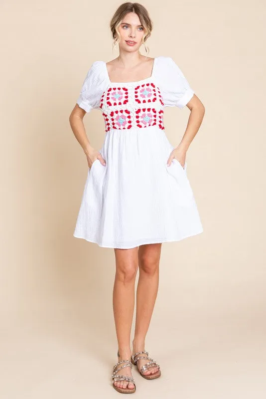 Crochet Babydoll Dress