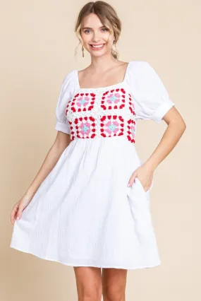 Crochet Babydoll Dress