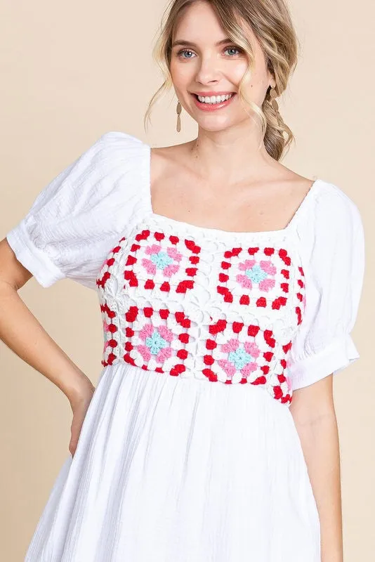 Crochet Babydoll Dress