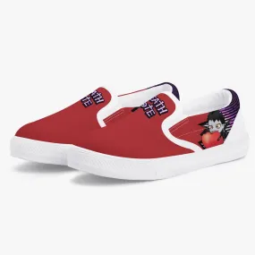 Death Note Ryuk Red Kids Slip Ons Anime Shoes