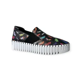 Django & Juliette Becca - Black Shoe Print