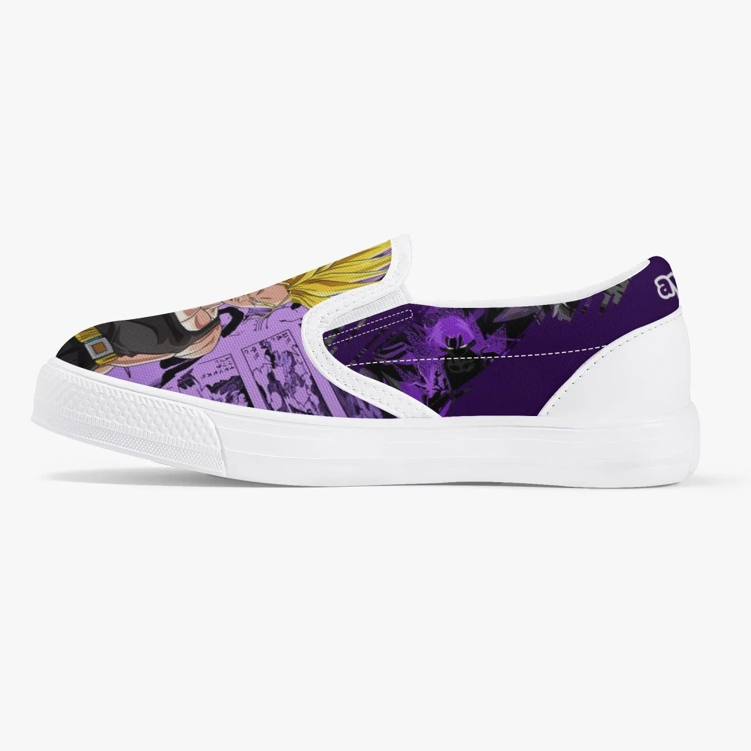Dragonball Z Trunks Kids Slipons Anime Shoes