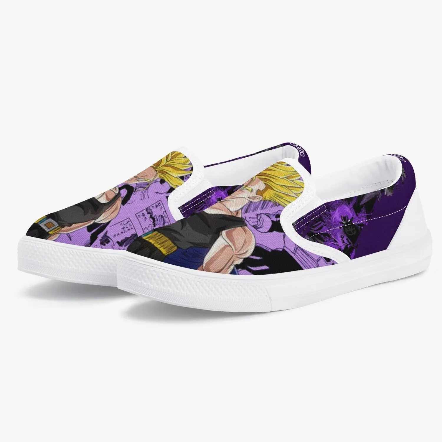 Dragonball Z Trunks Kids Slipons Anime Shoes