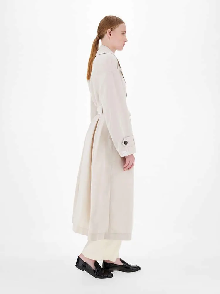 Eimper Long Belted Trench