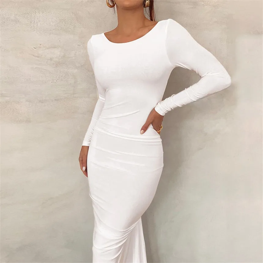 Elegant Chic Sheath Bodycon Dress