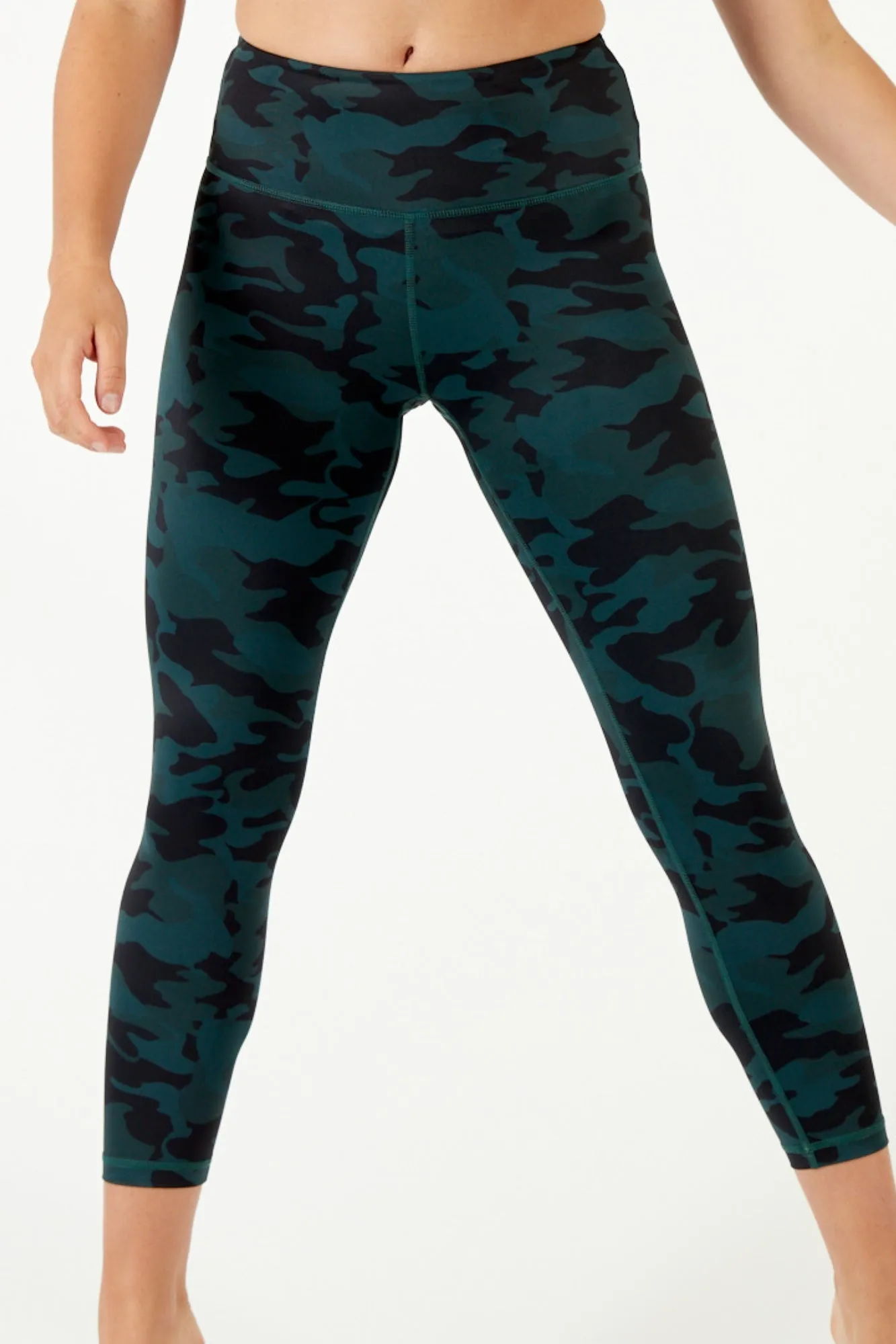 Emerald Camo High Waisted 7/8 Legging