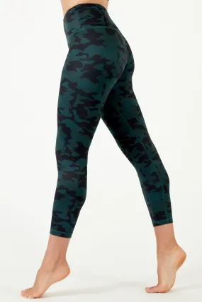 Emerald Camo High Waisted 7/8 Legging